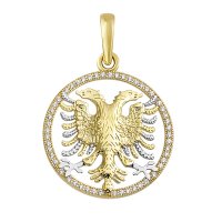 Albanian Flag Pendants