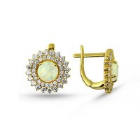 Opal Earrings